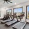 a gym with exercise equipment
