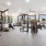 a gym with exercise equipment