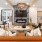 a clubhouse with a fireplace